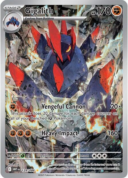 Gigalith (129/086) [Scarlet & Violet: White Flare] | Shuffle n Cut Hobbies & Games
