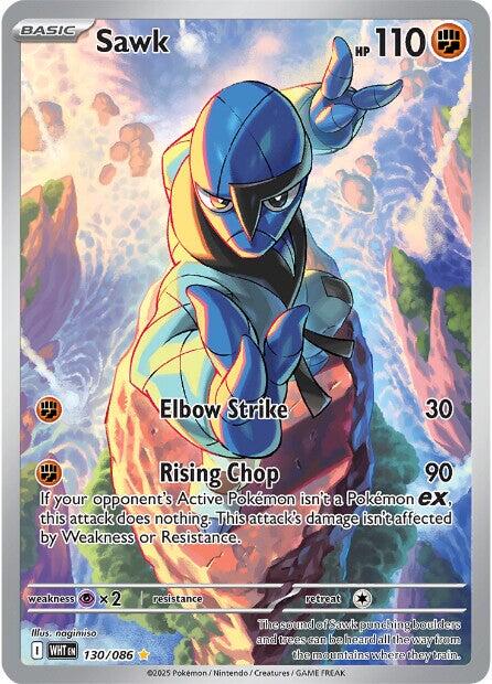 Sawk (130/086) [Scarlet & Violet: White Flare] | Shuffle n Cut Hobbies & Games