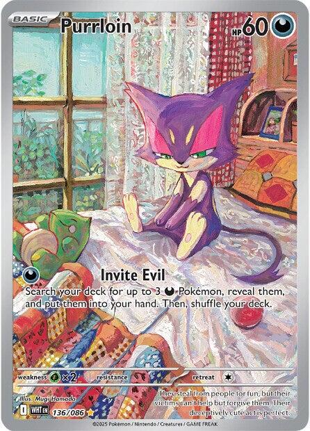 Purrloin (136/086) [Scarlet & Violet: White Flare] | Shuffle n Cut Hobbies & Games