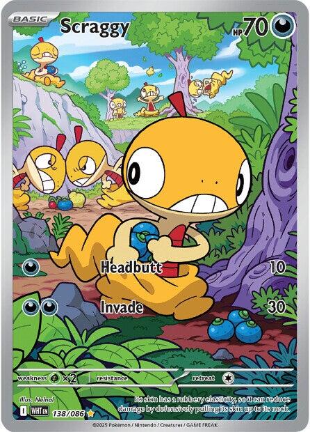 Scraggy (138/086) [Scarlet & Violet: White Flare] | Shuffle n Cut Hobbies & Games