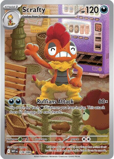 Scrafty (139/086) [Scarlet & Violet: White Flare] | Shuffle n Cut Hobbies & Games