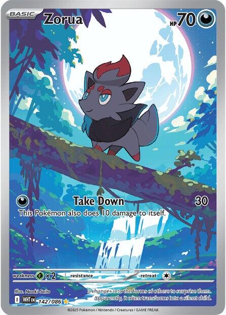 Zorua (142/086) [Scarlet & Violet: White Flare] | Shuffle n Cut Hobbies & Games