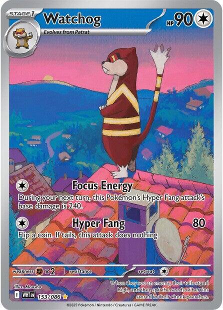 Watchog (153/086) [Scarlet & Violet: White Flare] | Shuffle n Cut Hobbies & Games