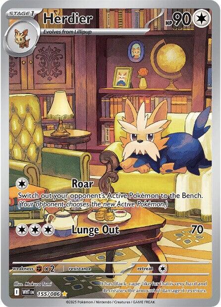 Herdier (155/086) [Scarlet & Violet: White Flare] | Shuffle n Cut Hobbies & Games