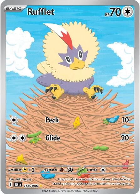 Rufflet (154/086) [Scarlet & Violet: Black Bolt] | Shuffle n Cut Hobbies & Games