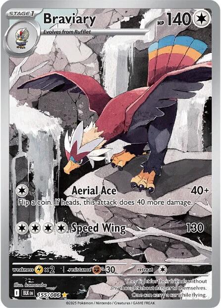 Braviary (155/086) [Scarlet & Violet: Black Bolt] | Shuffle n Cut Hobbies & Games