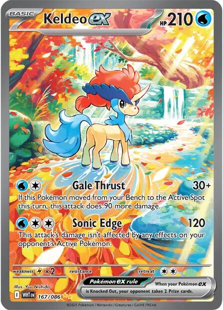 Keldeo ex (167/086) [Scarlet & Violet: White Flare] | Shuffle n Cut Hobbies & Games
