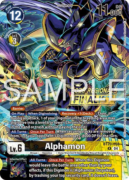 Alphamon [BT20-056] (Regionals 25-26 Season 2 Finalist) [Release Special Booster Ver.2.0] | Shuffle n Cut Hobbies & Games