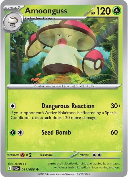 Amoonguss (011/086) [Scarlet & Violet: Black Bolt] | Shuffle n Cut Hobbies & Games