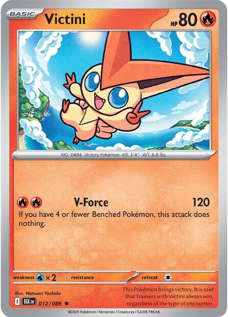 Victini (012/086) [Scarlet & Violet: Black Bolt] | Shuffle n Cut Hobbies & Games