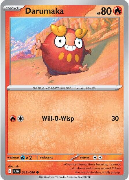 Darumaka (013/086) [Scarlet & Violet: Black Bolt] | Shuffle n Cut Hobbies & Games