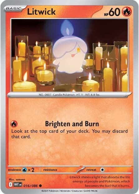Litwick (016/086) [Scarlet & Violet: White Flare] | Shuffle n Cut Hobbies & Games