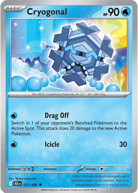 Cryogonal (027/086) [Scarlet & Violet: Black Bolt] | Shuffle n Cut Hobbies & Games