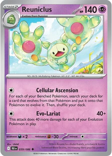 Reuniclus (039/086) [Scarlet & Violet: Black Bolt] | Shuffle n Cut Hobbies & Games