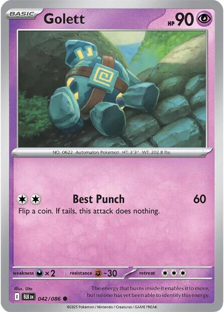 Golett (042/086) [Scarlet & Violet: Black Bolt] | Shuffle n Cut Hobbies & Games