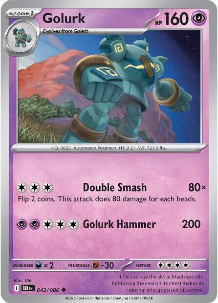 Golurk (043/086) [Scarlet & Violet: Black Bolt] | Shuffle n Cut Hobbies & Games