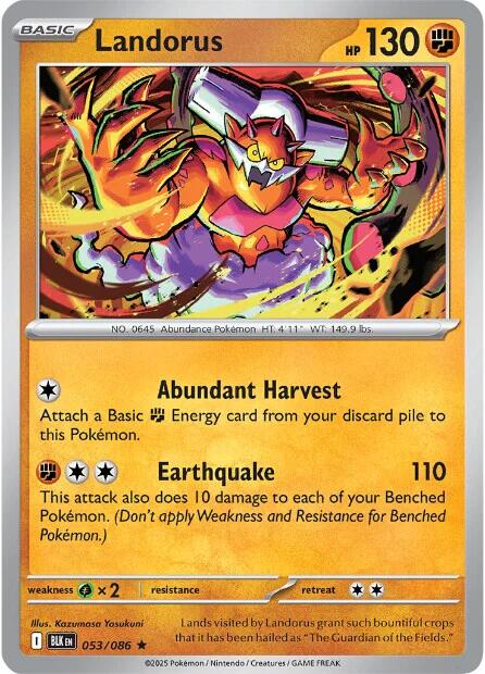 Landorus (053/086) [Scarlet & Violet: Black Bolt] | Shuffle n Cut Hobbies & Games