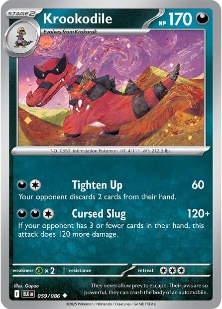 Krookodile (059/086) [Scarlet & Violet: Black Bolt] | Shuffle n Cut Hobbies & Games