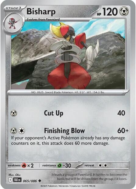 Bisharp (065/086) [Scarlet & Violet: Black Bolt] | Shuffle n Cut Hobbies & Games