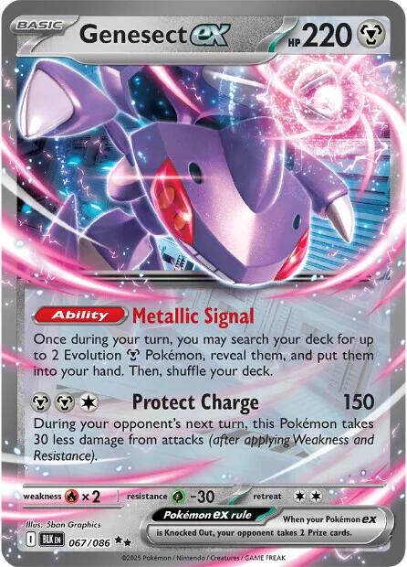 Genesect ex (067/086) [Scarlet & Violet: Black Bolt] | Shuffle n Cut Hobbies & Games