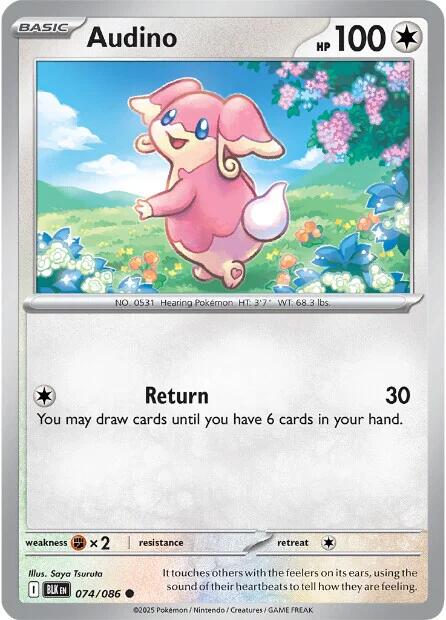 Audino (074/086) [Scarlet & Violet: Black Bolt] | Shuffle n Cut Hobbies & Games
