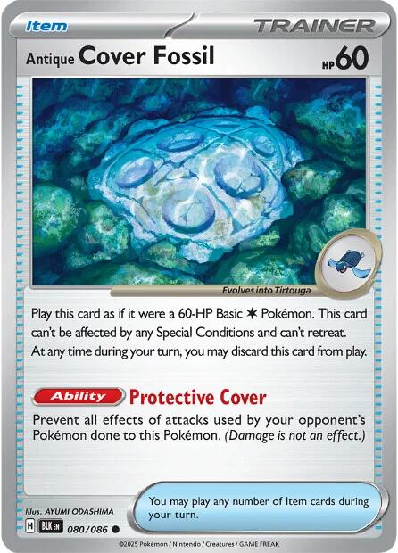 Antique Cover Fossil (080/086) [Scarlet & Violet: Black Bolt] | Shuffle n Cut Hobbies & Games