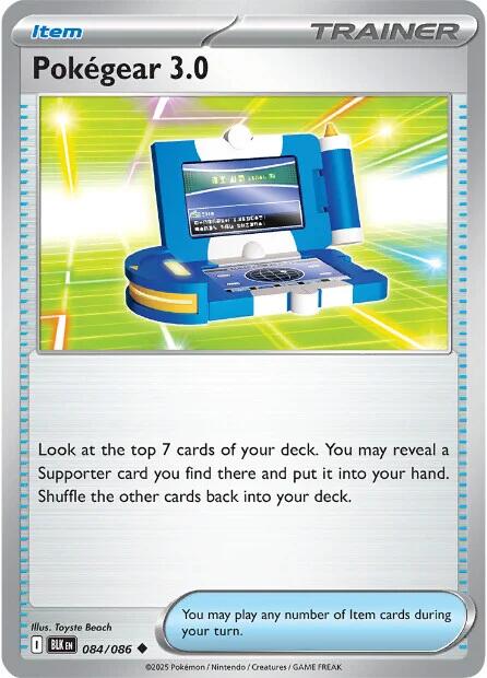 Pokegear 3.0 (084/086) [Scarlet & Violet: Black Bolt] | Shuffle n Cut Hobbies & Games