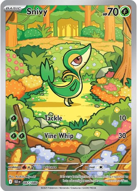 Snivy (087/086) [Scarlet & Violet: Black Bolt] | Shuffle n Cut Hobbies & Games