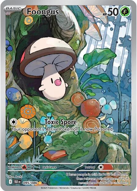 Foongus (095/086) [Scarlet & Violet: Black Bolt] | Shuffle n Cut Hobbies & Games