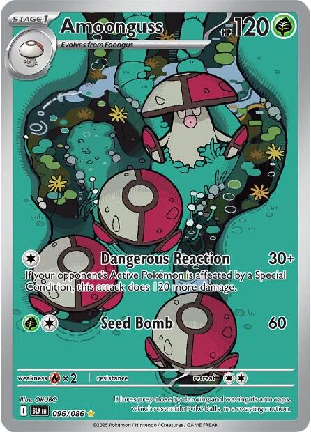 Amoonguss (096/086) [Scarlet & Violet: Black Bolt] | Shuffle n Cut Hobbies & Games