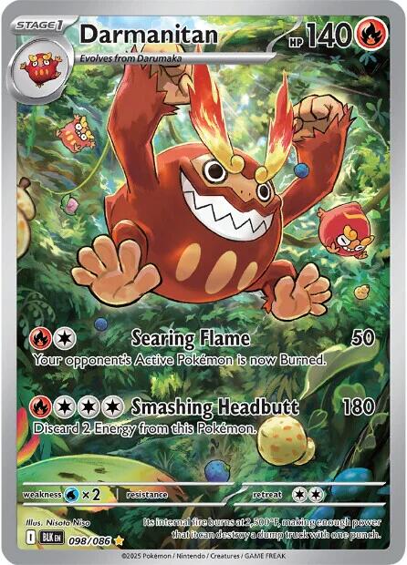 Darmanitan (098/086) [Scarlet & Violet: Black Bolt] | Shuffle n Cut Hobbies & Games