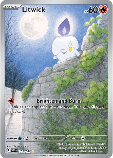 Litwick (101/086) [Scarlet & Violet: White Flare] | Shuffle n Cut Hobbies & Games