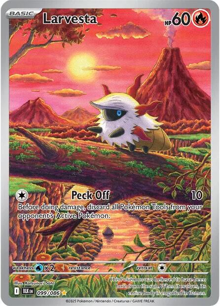 Larvesta (099/086) [Scarlet & Violet: Black Bolt] | Shuffle n Cut Hobbies & Games