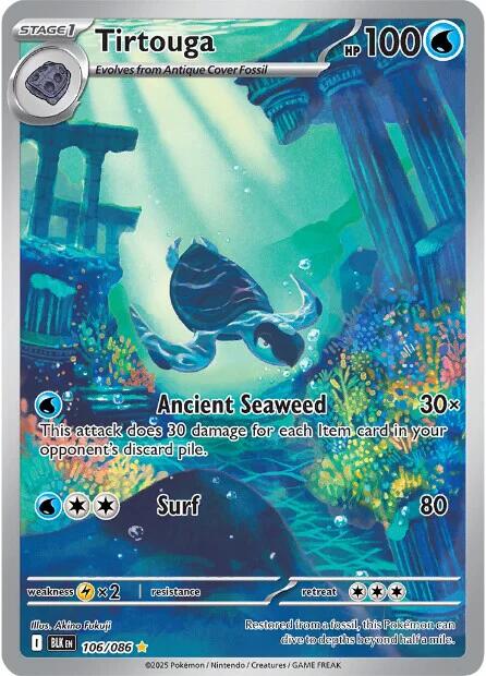 Tirtouga (106/086) [Scarlet & Violet: Black Bolt] | Shuffle n Cut Hobbies & Games