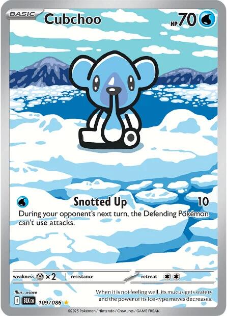 Cubchoo (109/086) [Scarlet & Violet: Black Bolt] | Shuffle n Cut Hobbies & Games