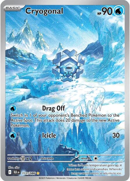 Cryogonal (111/086) [Scarlet & Violet: Black Bolt] | Shuffle n Cut Hobbies & Games