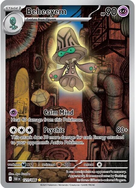 Beheeyem (121/086) [Scarlet & Violet: Black Bolt] | Shuffle n Cut Hobbies & Games