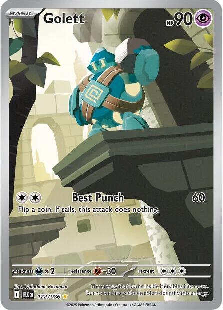 Golett (122/086) [Scarlet & Violet: Black Bolt] | Shuffle n Cut Hobbies & Games