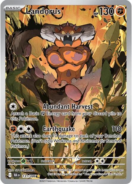 Landorus (131/086) [Scarlet & Violet: Black Bolt] | Shuffle n Cut Hobbies & Games