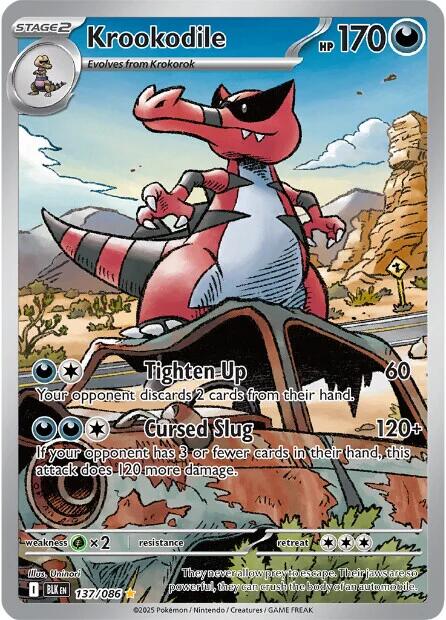 Krookodile (137/086) [Scarlet & Violet: Black Bolt] | Shuffle n Cut Hobbies & Games