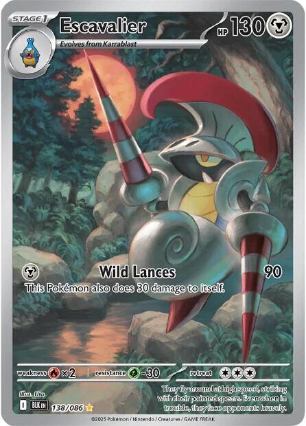 Escavalier (138/086) [Scarlet & Violet: Black Bolt] | Shuffle n Cut Hobbies & Games