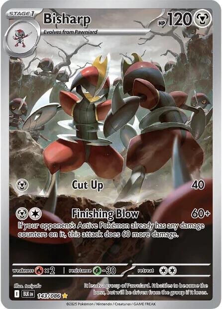 Bisharp (143/086) [Scarlet & Violet: Black Bolt] | Shuffle n Cut Hobbies & Games