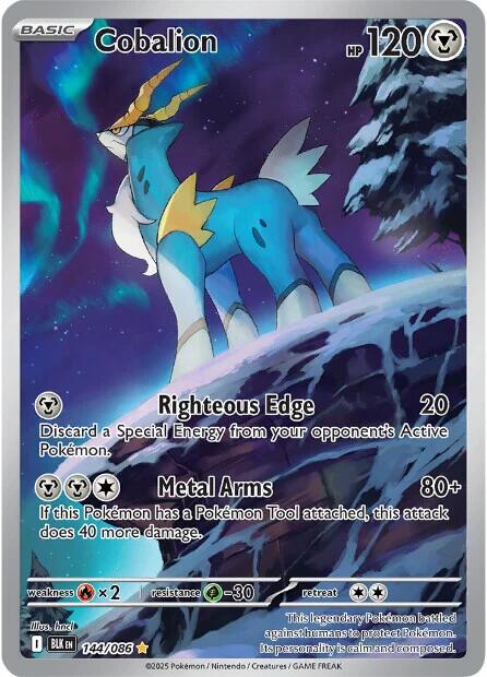 Cobalion (144/086) [Scarlet & Violet: Black Bolt] | Shuffle n Cut Hobbies & Games