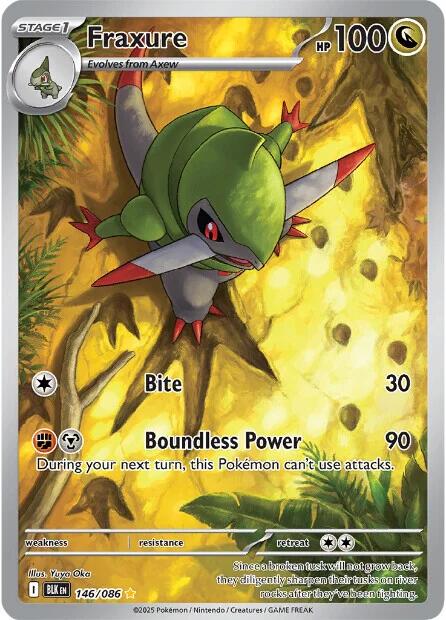 Fraxure (146/086) [Scarlet & Violet: Black Bolt] | Shuffle n Cut Hobbies & Games