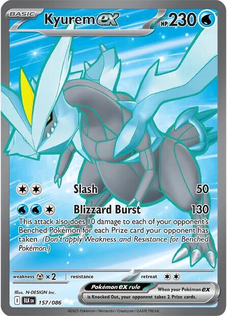 Kyurem ex (157/086) [Scarlet & Violet: Black Bolt] | Shuffle n Cut Hobbies & Games