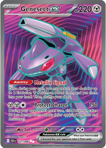 Genesect ex (161/086) [Scarlet & Violet: Black Bolt] | Shuffle n Cut Hobbies & Games