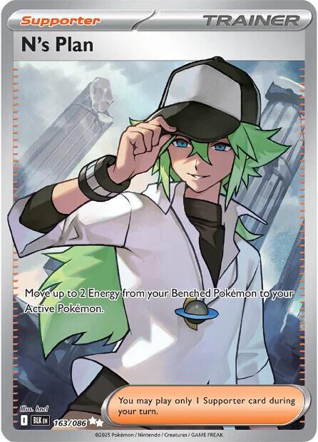 N's Plan (163/086) [Scarlet & Violet: Black Bolt] | Shuffle n Cut Hobbies & Games