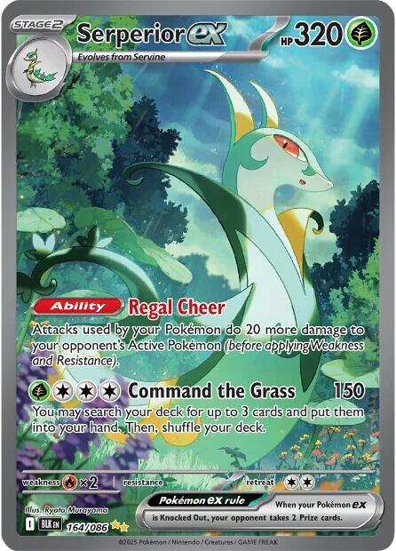 Serperior ex (164/086) [Scarlet & Violet: Black Bolt] | Shuffle n Cut Hobbies & Games