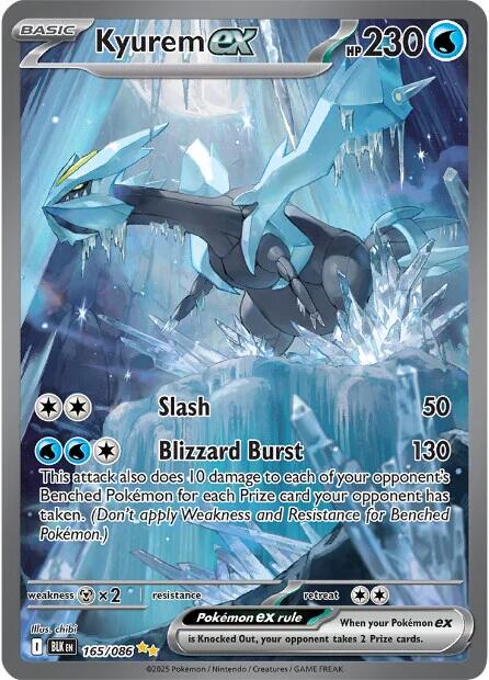 Kyurem ex (165/086) [Scarlet & Violet: Black Bolt] | Shuffle n Cut Hobbies & Games