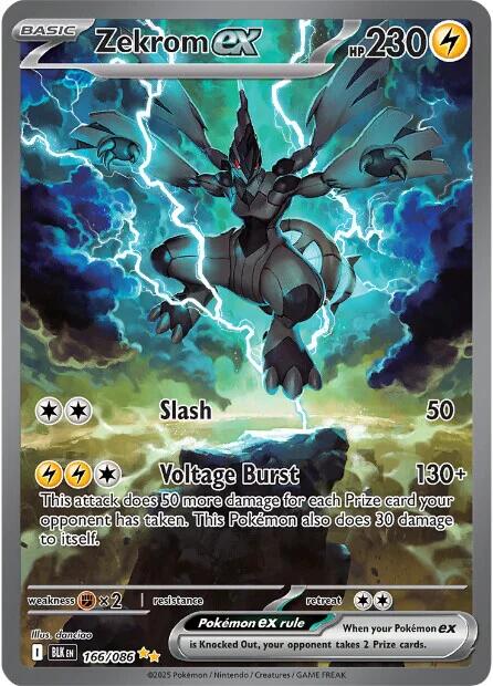 Zekrom ex (166/086) [Scarlet & Violet: Black Bolt] | Shuffle n Cut Hobbies & Games